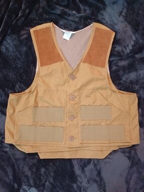 Duxbak XL Hunting Vest Vintage Canvas Khaki